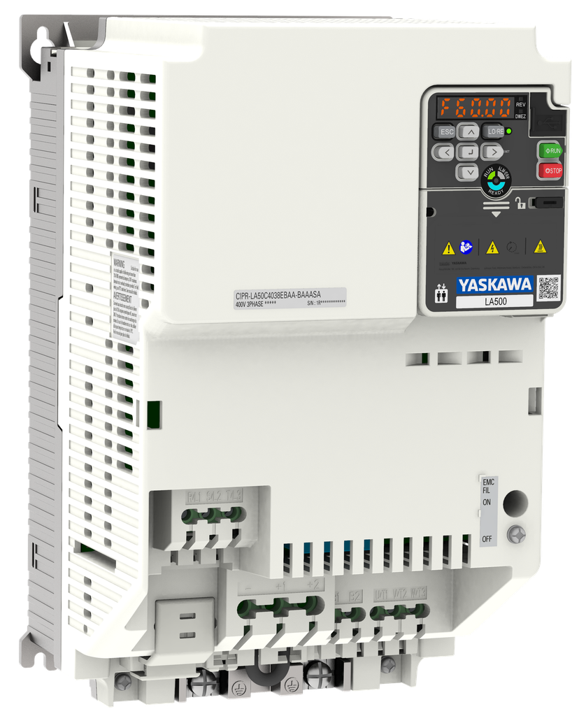 Yaskawa CIPR-LA50C4018EBAA-BAAASA Variador de frecuencia serie LA500