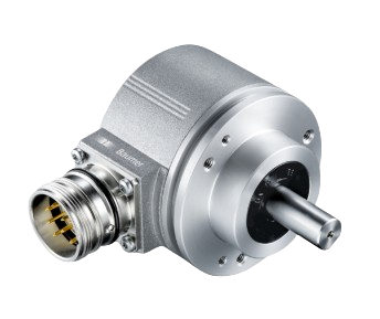 BAUMER EIL580-SY06.5FN.01024.A Encoder incremental óptico, HTL, Eje Ø6mm, 8-30V, Conector M.23
