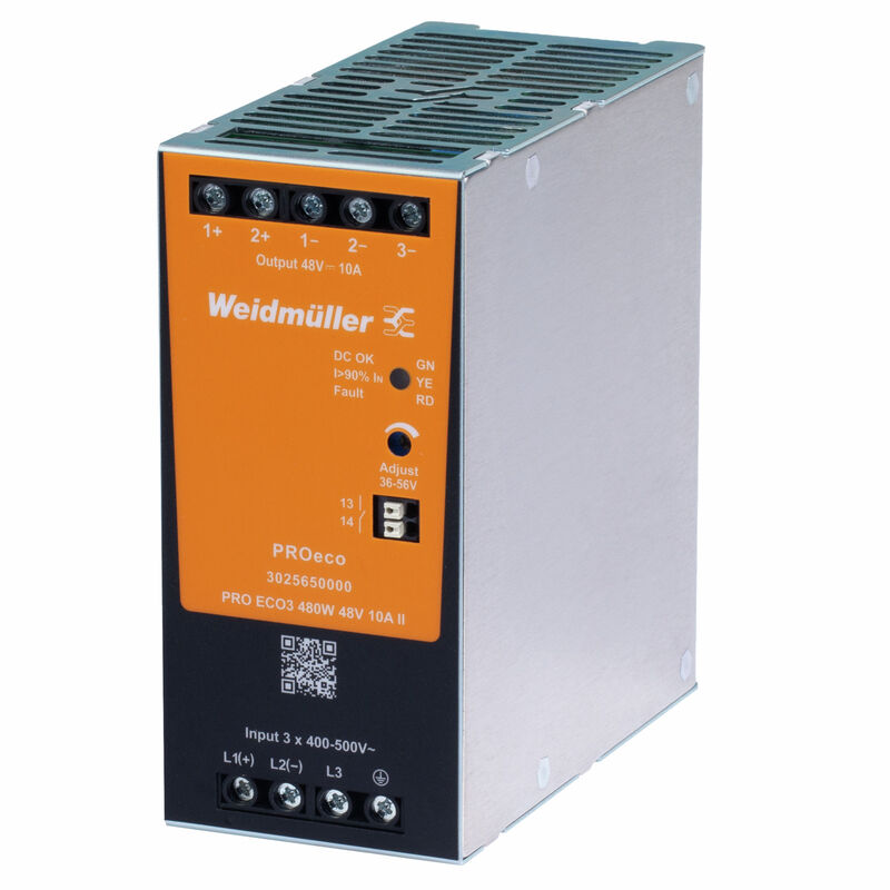 3025640000 WEIDMULLER Fuente de alimentación 20A - 480W trifásica