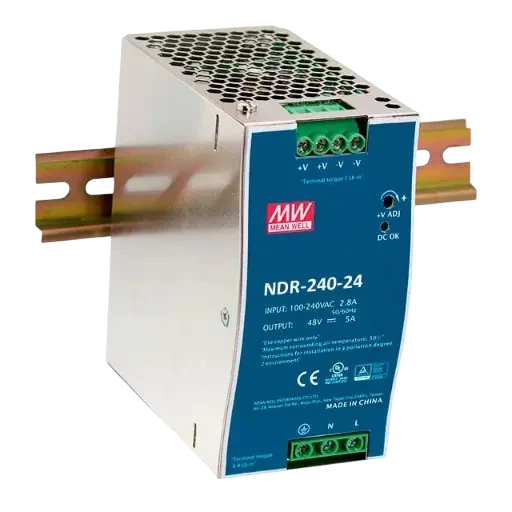 [MEAN.NDR-240] Fuente de alimentación MEANWELL NDR-240-24 Monofásica