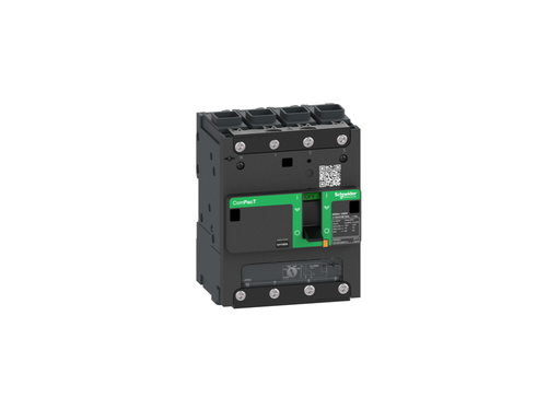 Interruptor automático Compact NSXM160F 4P TM-D Micrologic 2.3  160 A  4 polos 3R ref. C12F6TM160L Schneider Electric