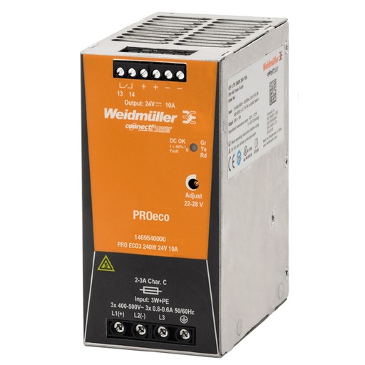 [WEI.1469540000] 1469540000 WEIDMÜLLER Fuente de alimentación 240W trifasica