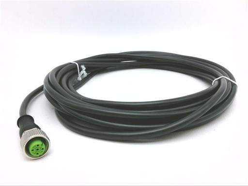 [MUR.7000-12221-6140500] MURR ELECTRONIK 7000-12221-6140500 Conector M12 5mt.