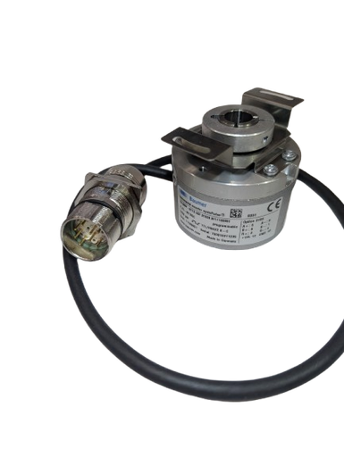 Baumer EIL580P eje hueco Ø12mm con cable y conector M.23