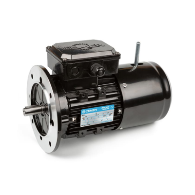 [IE3-MSFC 132LC1B54PE3V17,5] Motor eléctrico trifásico con freno de CC Cemer 7,5Kw / 10CV Brida B5 1500rpm IE3 IP55, Carcasa ALUMINIO (diametro de eje38) tamaño carcasa 132
