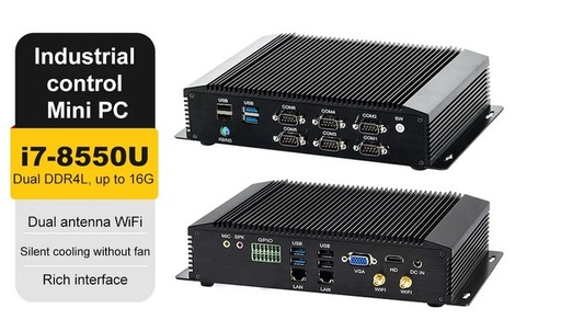 [VK.I5-8250U] PC Industrial I5 8GB, 128 GB