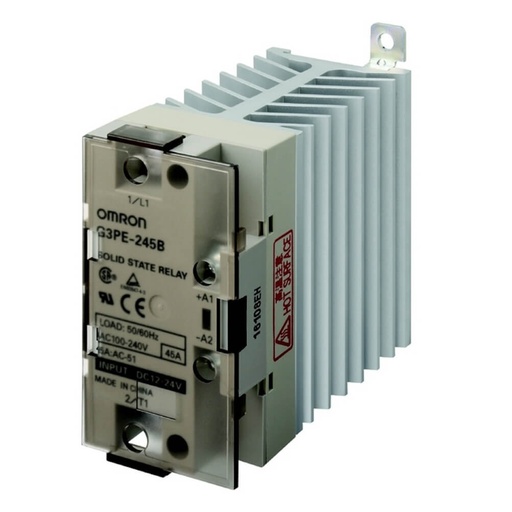 [OMR.G3PE-245B DC12-24] G3PE-245B DC12-24 Omron Relé estado sólido 45A