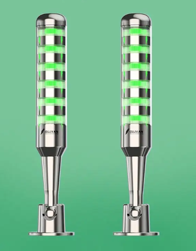 [VAR.BALIZA_TRI-L_SIREN_PL] Baliza indicador luminoso VARIAELECTRIC con lineas tricolor y sirena de aviso 24VDC