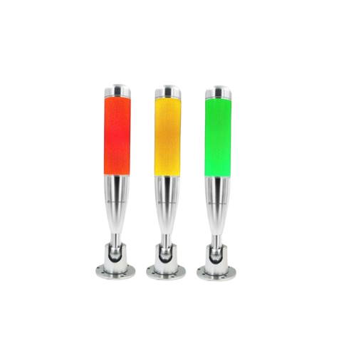 [VAR.BALIZA_TRI_SIREN_PL] Baliza indicador luminoso VARIAELECTRIC tricolor con zumbador, 24VDC